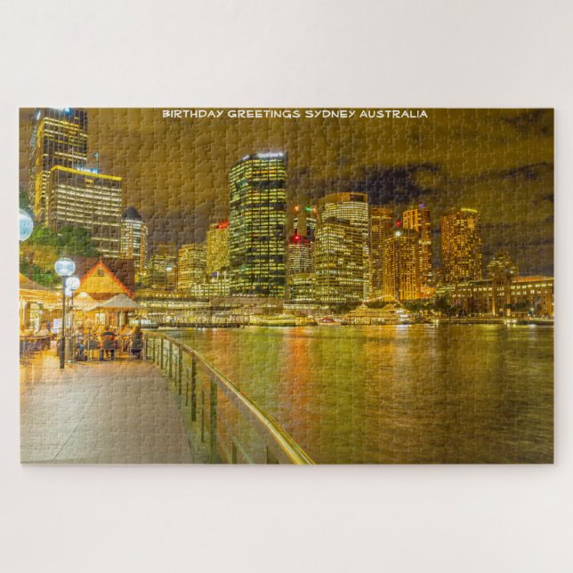 Geburtstagsgrüße aus Sydney Puzzle (Horizontal)