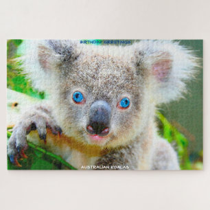 Geburtstagsgrüße Australische Koalas Puzzle