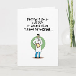 Geburtstagsgrüße der Frau Karte