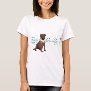 Geburtstagsgrüße für Labrador Retriever T-Shirt
