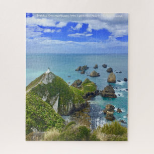 Geburtstagsgrüße Nugget Point Lighthouse Puzzle