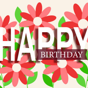 Geburtstagsgrüßen Feiertagskarte