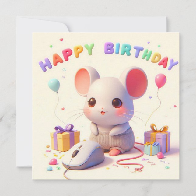 Geburtstagsgrüßen Feiertagskarte (Vorderseite)