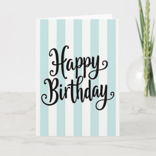 Geburtstagsillustrations-Linienkarte Karte