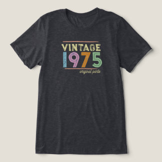 Geburtstagsjahr-Shirt - Vintage mit Originalteilen Tri-Blend Shirt