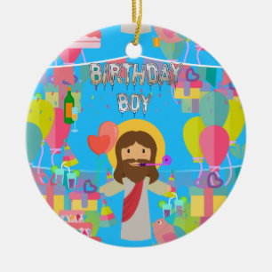 Geburtstagsjesus jesus xmas keramik ornament