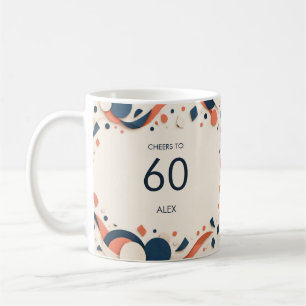 Geburtstagsjubel Marine Korallen Konfetti Kaffeetasse