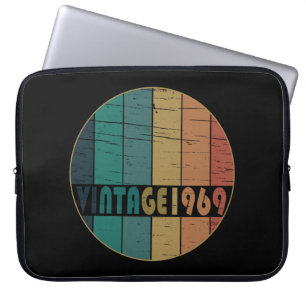 Geburtstagsjubiläum 1969 Vintage Laptopschutzhülle
