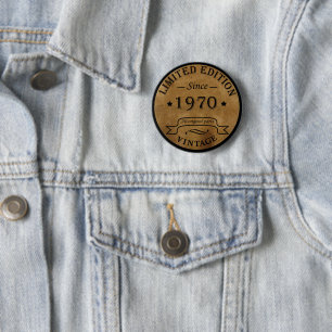 Geburtstagsjubiläum 1970 Vintage Button