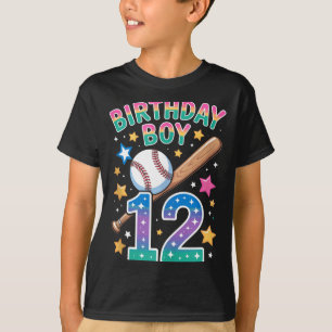 Geburtstagsjunge 12. Geburtstag Baseball Tank Top