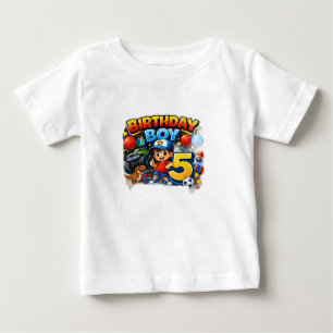 Geburtstagsjunge 5 Kleinkind T-Shirt – Lustiger Ca