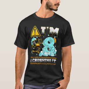 Geburtstagsjunge 8. Geburtstagsausgrabungsbau V T-Shirt