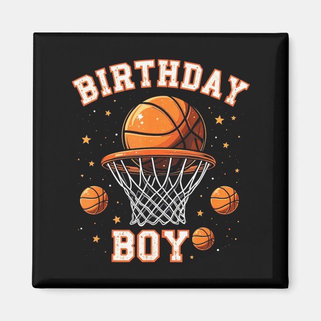 Geburtstagsjunge Baseball-Geburtstag Magnet (Vorne)