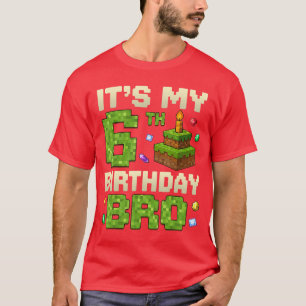 Geburtstagsjunge Es ist mein 6. Geburtstag Bro 6 J T-Shirt