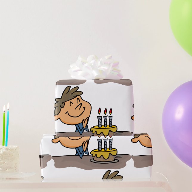 Geburtstagsjunge Geschenkpapier (Von Creator hochgeladen)