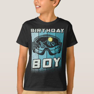 Geburtstagsjunge Herren Geburtstagsbekleidung Snow T-Shirt