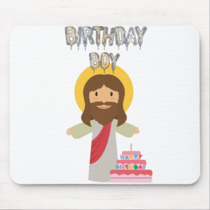 Geburtstagsjunge jesus Weihnachten Mousepad