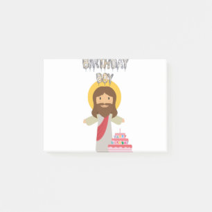 Geburtstagsjunge Jesus Weihnachten Post-it Klebezettel