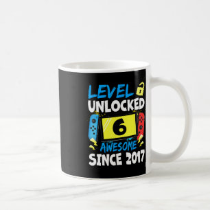 Geburtstagsjunge Level 6 freigeschaltet Großartig Kaffeetasse