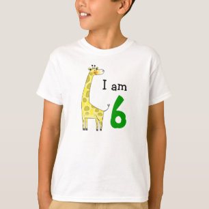Geburtstagsjunge mit 6-Jährigen/Mädchengeschenk T-Shirt