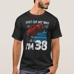 Geburtstagsjunge Monster LKWs aus meinem Weg T-Shirt