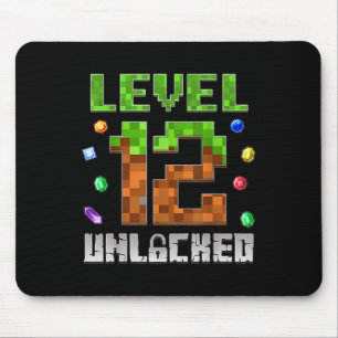 Geburtstagsjunge Stufe 12 freigeschaltet 12. Gebur Mousepad