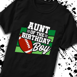 Geburtstagsjunge Tante Boys Football Geburtstag T-Shirt