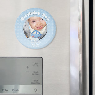 Geburtstagsjunge Winter Onederland Blau Benutzerfo Magnet