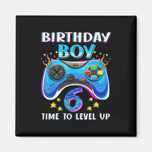 Geburtstagsjunge Zeit für Level Up Gamer Video Gam Magnet