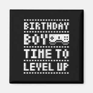 Geburtstagsjunge Zeit, um das Video-Spiel "Teenies Magnet