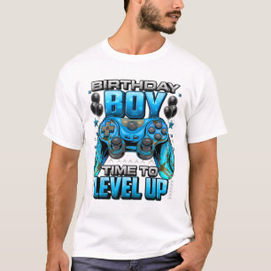 Geburtstagsjunge Zeit, um Shirt Video Gamer Bi zu