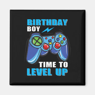 Geburtstagsjunge Zeit, um Video-Game-Boys zu verbe Magnet