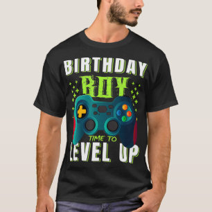 Geburtstagsjunge Zeit zum Level Up Funny Video Gam T-Shirt