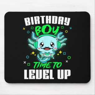 Geburtstagsjunge Zeit zum Levelaufstieg Gamer-Gebu Mousepad