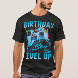 Geburtstagsjunge Zeit zum Levelaufstieg Videospiel T-Shirt