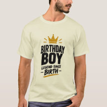 Geburtstagsjungen-Männer-T-Shirt