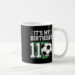 Geburtstagsjungen-Shirts 11 Fußball Es ist mein 11 Kaffeetasse