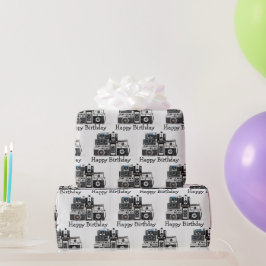 Geburtstagskamera-Sammlung Geschenkpapier