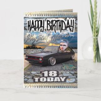 Geburtstagskarte 18 karte