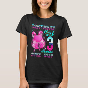 Geburtstagskarte 3 Seit 2019 Pink Backpack 3. Gebu T-Shirt