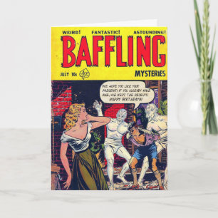 Geburtstagskarte "Baffling Mystery" Karte
