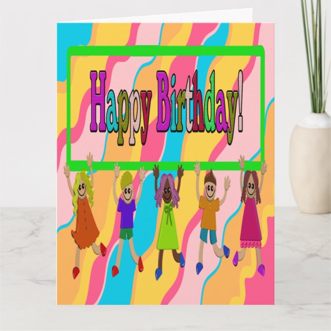 Geburtstagskarte Big Karte (Vorderseite)