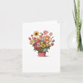 Geburtstagskarte, Blumen. Alles Gute zum Geburtsta Karte