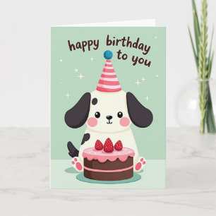 Geburtstagskarte Cake Creature Karte