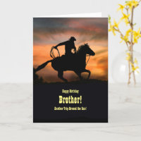 Geburtstagskarte Cooles Land Western Pferdekarte