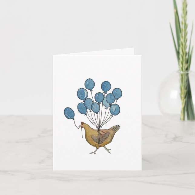 Geburtstagskarte Dankeskarte (Vorderseite)