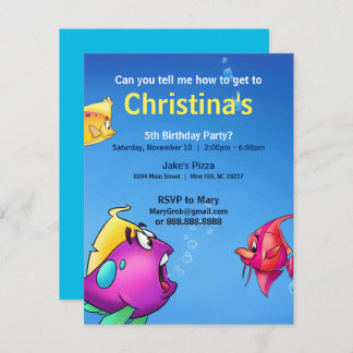 Geburtstagskarte der Blase Einladung