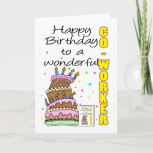 Geburtstagskarte der Co-Workstation - Geburtstagsk Karte