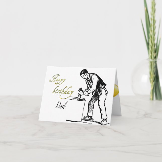 Geburtstagskarte des Betreibers Karte (Vorderseite)