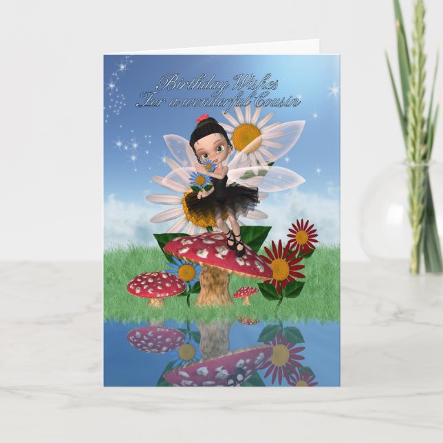 Geburtstagskarte des Cousins mit Zuckerpflaume Karte (Vorderseite)